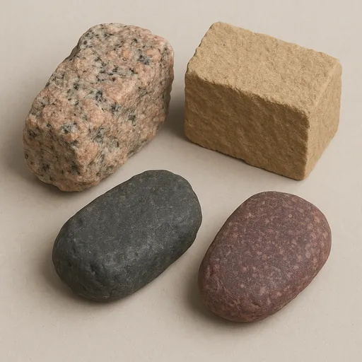 Granite, porphyry, basalt, sandstone and other monumental or building stone,